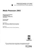 Cover of: Media processors 2001: 23 January 2001, San Jose, USA
