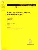 Cover of: Advanced photonic sensors and applications II: 27-30 November, 2001, Singapore