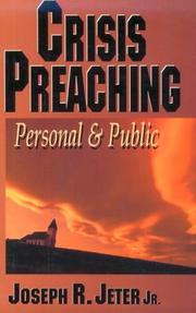 Cover of: Crisis preaching: personal and public