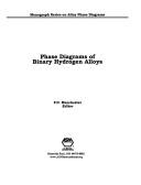 Cover of: Phase diagrams of binary hydrogen alloys