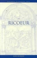 Cover of: On Ricoeur