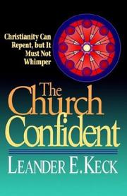 Cover of: The church confident