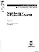 Cover of: Remote sensing of the ocean and sea ice 2001: 18 and 20-21 September 2001, Toulouse, France