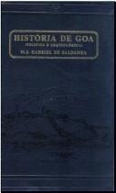 Cover of: História de Goa: politica e arqueologica