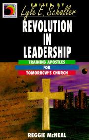 Cover of: Revolution in leadership by Reggie McNeal