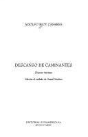 Cover of: Descanso de caminantes: diarios íntimos