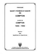 Paroisse Saint-Thomas-d'Aquin de Compton, Comte de Compton, 1855-1992 by Société de généalogie des Cantons de l'Est