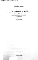 Cover of: Italoamericana: storia e letteratura degli italiani negli Stati Uniti, 1776-1880