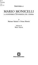 Cover of: Intervista a Mario Monicelli: la sostenibile leggerezza del cinema