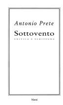Cover of: Sottovento by Antonio Prete