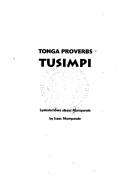 Cover of: Tonga proverbs