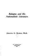 Balagtas and his nationalistic literature by Johanna G. Hashim
