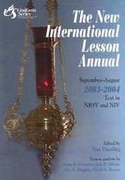 Cover of: The New International Lessson Annual September-August 2003-2004 (New International Lesson Annual)