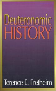 Deuteronomic history by Terence E. Fretheim