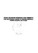 Cover of: Kisah kejadian manusia dan semesta dari masyarakat Rejang di Propinsi Bengkulu: analisis struktur dan fungsi