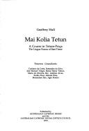 Cover of: Mai kolia Tetun by Geoffrey Hull