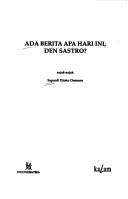 Cover of: Ada berita apa hari ini, Den Sastro?: sajak-sajak