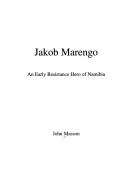 Cover of: Jakob Marengo by John Masson