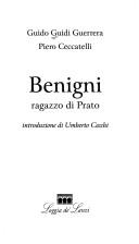 Cover of: Benigni, ragazzo di Prato