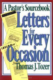 Letters for every occasion by Tom Tozer