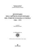 Cover of: Inventario dell'archivio postunitario del Comune di Massa e Cozzile, 1866-1951
