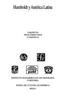 Cover of: Humboldt y América Latina by Leopoldo Zea, Alberto Saladino García, compiladores.