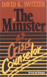 Cover of: The minister as crisis counselor