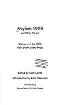 Cover of: Asylum 1928 and other stories