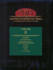 Cover of: The New Interpreter's Bible: Numbers - Samuel (Volume 2)