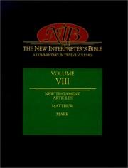 The New Interpreter's Bible by Abingdon Press