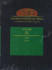 Cover of: The New Interpreter's Bible by Abingdon Press
