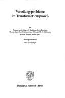 Cover of: Verteilungsprobleme im Transformationsprozess