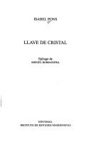 Llave de cristal by Isabel Pons