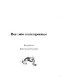Cover of: Bestiario contemporáneo