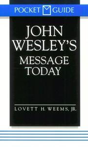 Cover of: John Wesley's message today