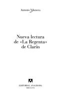 Cover of: Nueva lectura de "La Regenta" de Clarín