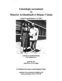 Cover of: Généalogie ascendante de Maurice Archambault et Réjane Vézina by Gabriel Drouin