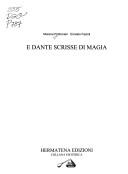 Cover of: E Dante scrisse di magia