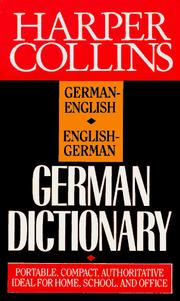 Cover of: Harper Collins German Dictionary by Henry H Collins Jr, Collins