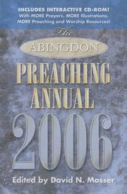 Cover of: Abingdon Preaching Annual 2006 by 