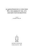 Cover of: Le annotazioni e i discorsi sul 'Decameron' del 1573 dei deputati fiorentini