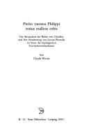 Cover of: Proles vaesana Philippi totius malleus orbis by Claudia Wiener