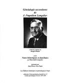 Cover of: Généalogie ascendante de J.-Napoléon Langelier