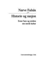 Historie og nasjon by Narve Fulsås