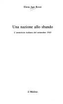 Cover of: Una nazione allo sbando: l'armistizio italiano del settembre 1943