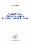 Cover of: Antonio Corsano e la filosofia analitica: il pensiero giovanile di Leibniz