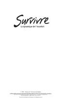 Cover of: Survivre: la dynamique de l'inconfort