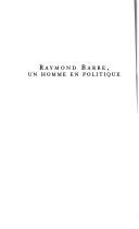 Cover of: Raymond Barre, une homme en politique by Damien Fière-Pozzo di Borgo