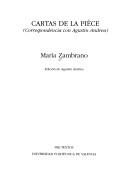 Cover of: Cartas de La Pièce: correspondencia con Agustín Andreu