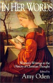 Cover of: In Her Words: Women's Writings in the History of Christian Thought